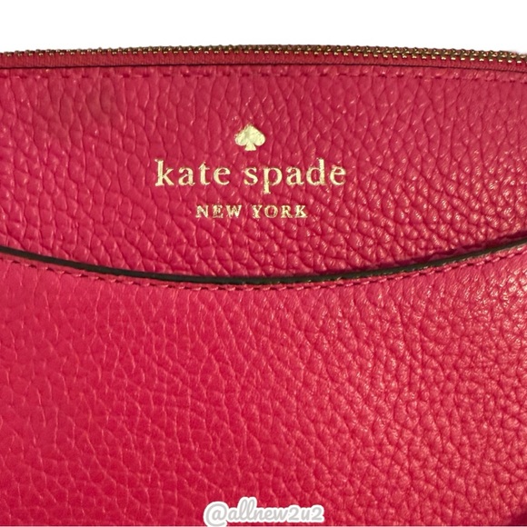 Kate Spade Pink Pebble Leather Tote Shoulder Bag Host Pick - Picture 9 of 16